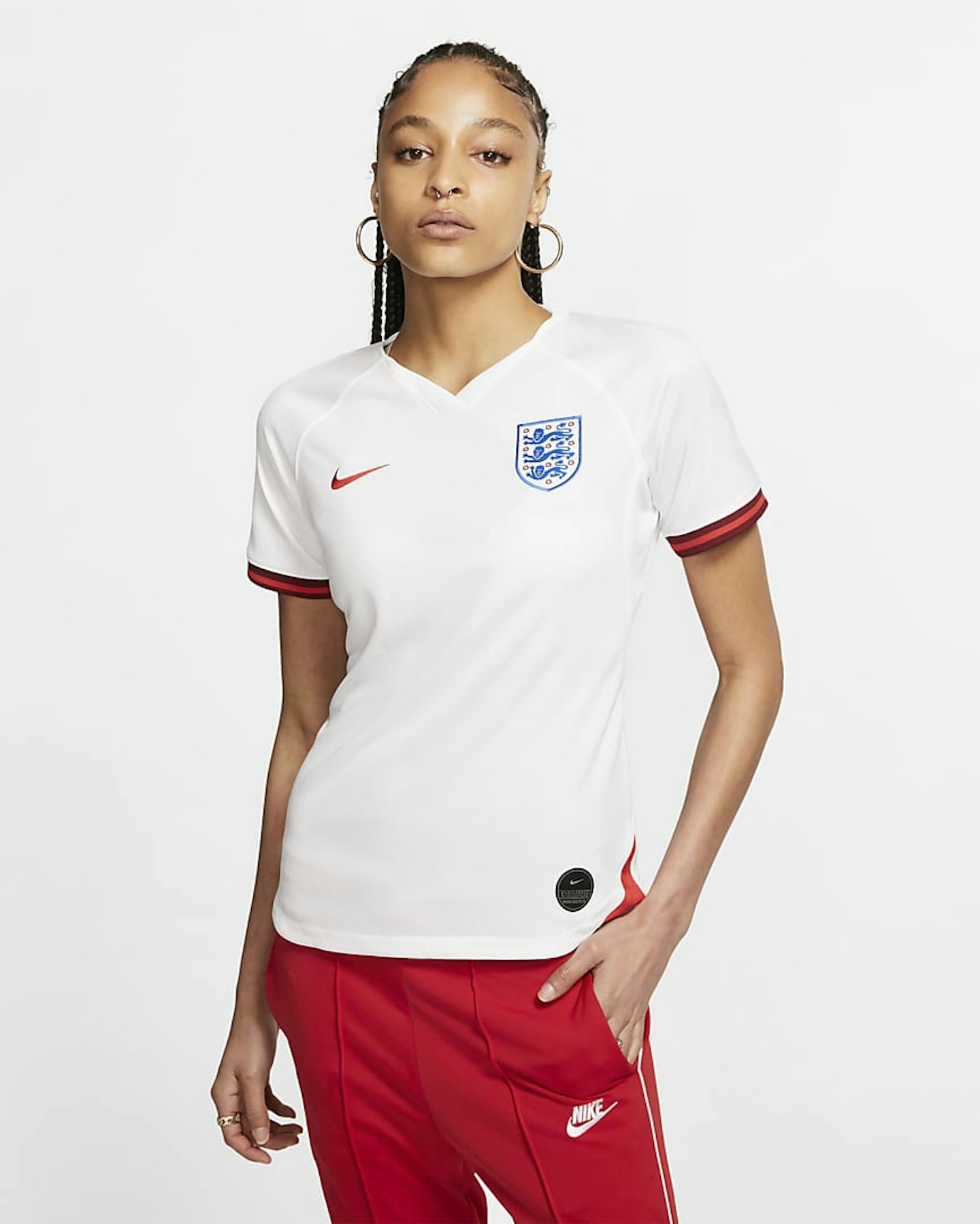 Womens england hot sale football shirt